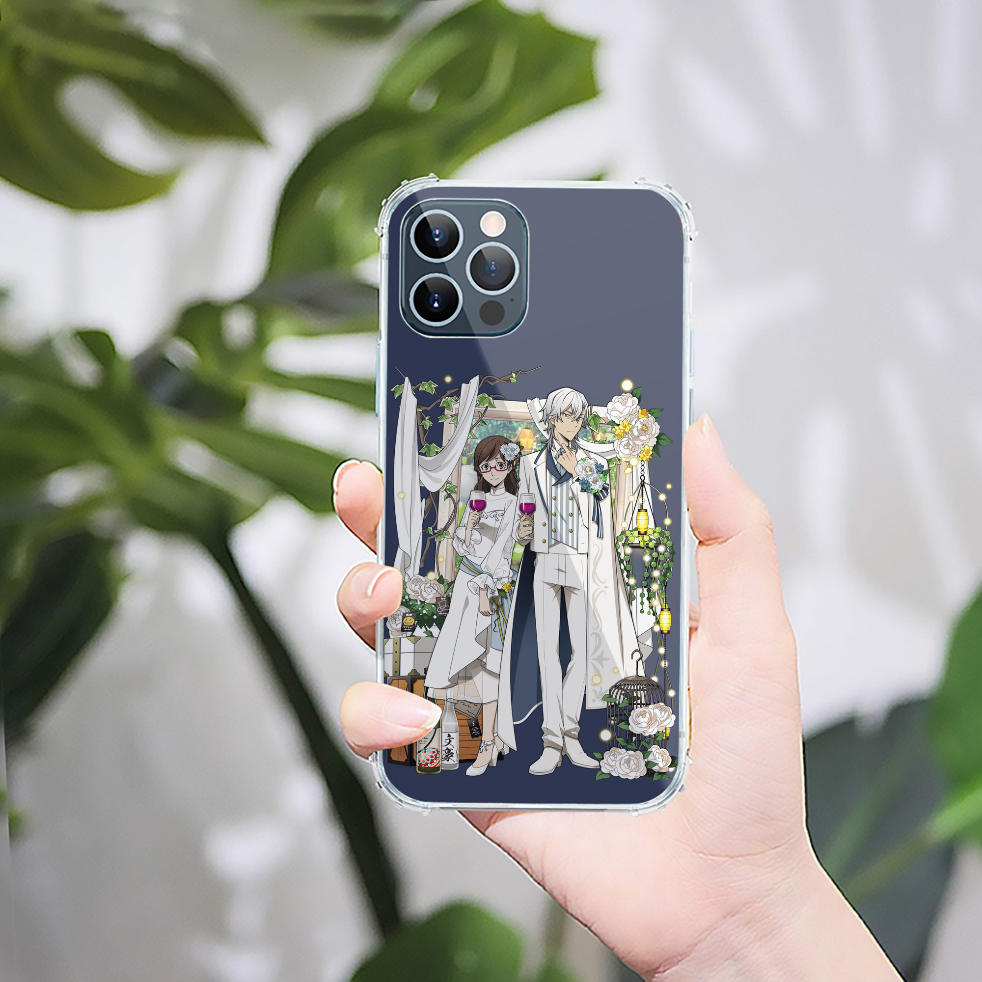 （画像用） 文豪ストレイドッグス Bungo Stray Dogs 【iPhone 12シリーズ対応】透明スマホケース（クリアソフトケース）